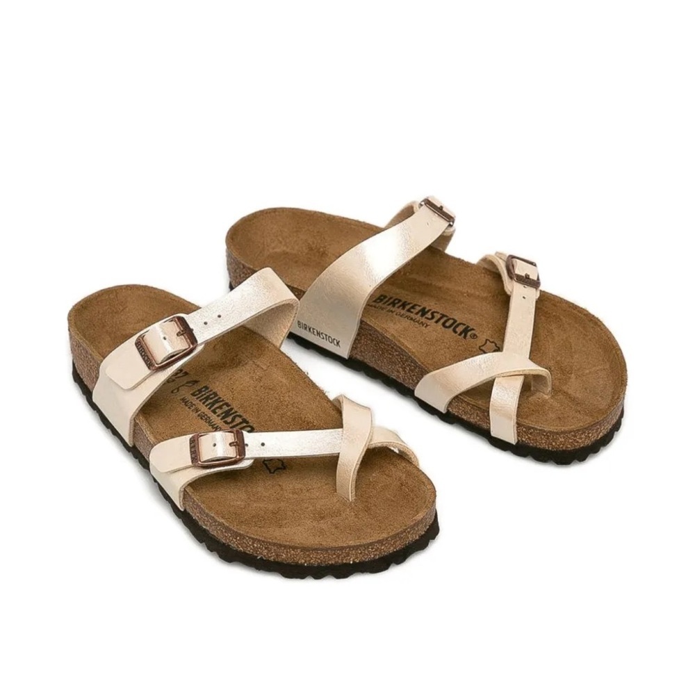 Birkenstock Mayari Women size 8 Tan Sandals